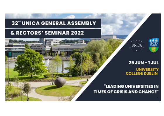 FINAL 32nd UNICA General Assembly and Rectors Seminar - UCD June 2022